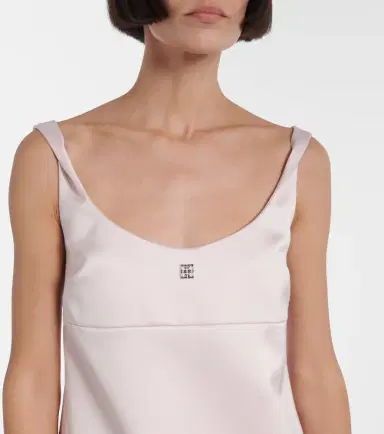 Givenchy 4G ruffle satin minidress | Thumbnail 4