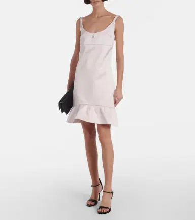 Givenchy 4G ruffle satin minidress | Thumbnail 5