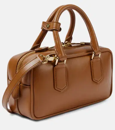 Miu Miu Arcadie Small leather tote bag | Thumbnail 2