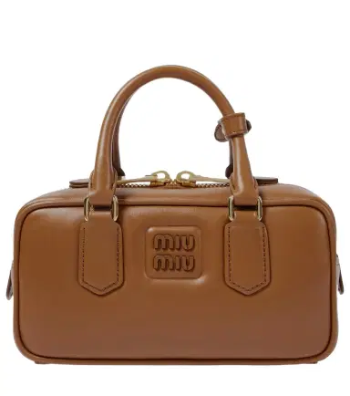 Miu Miu Arcadie Small leather tote bag | Thumbnail 1