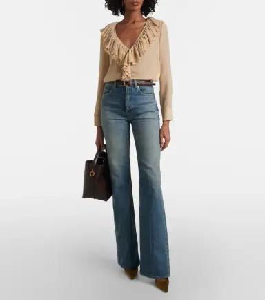 Saint Laurent 70'S flared jeans | Thumbnail 2