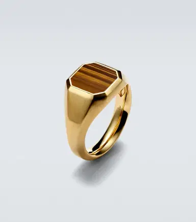 David Yurman Streamline 18kt gold ring with tiger's eye | Thumbnail 4