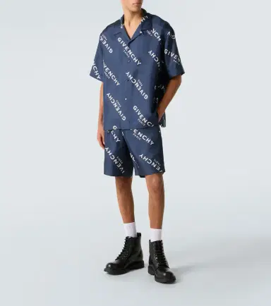 Givenchy Shadow silk bowling shirt | Thumbnail 2