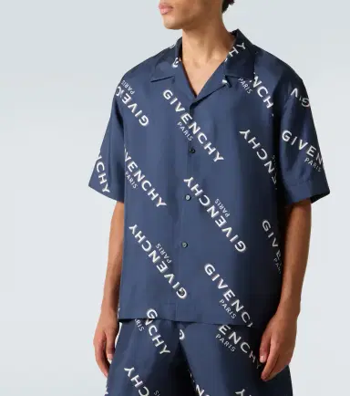 Givenchy Shadow silk bowling shirt | Thumbnail 5