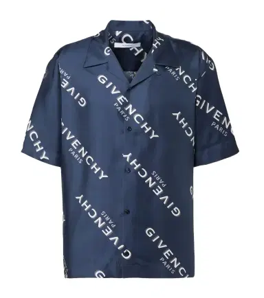 Givenchy Shadow silk bowling shirt | Thumbnail 1