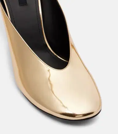 Givenchy Sculpted 95 mirrored leather mules | Thumbnail 4