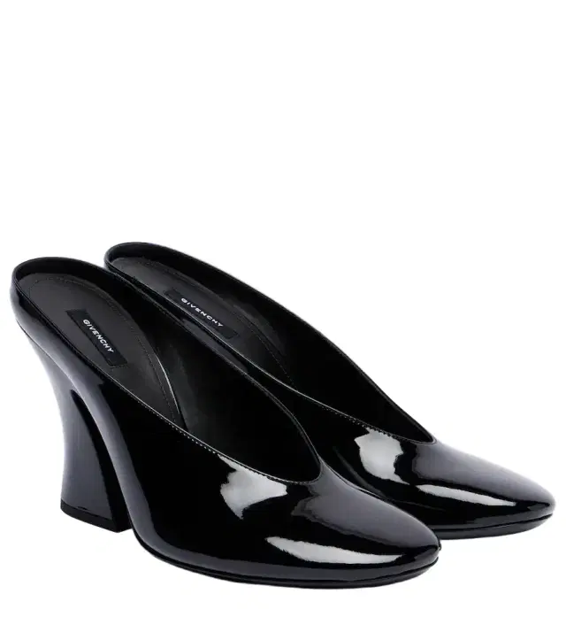 Givenchy Sculpted 95 patent leather mules