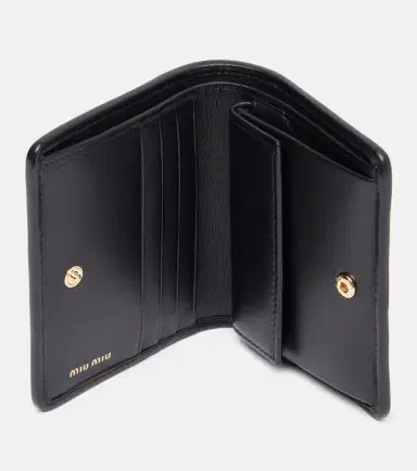 Miu Miu Logo matelassé leather wallet | Thumbnail 3