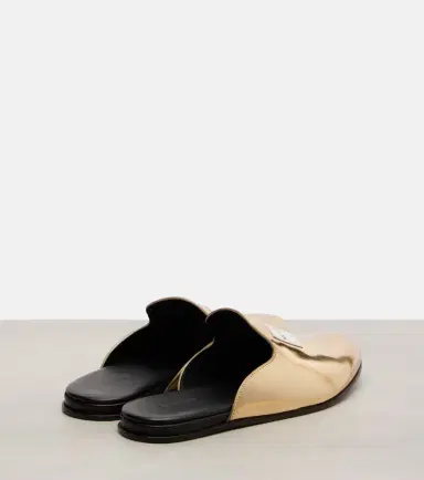 Givenchy Logo mirrored leather mules | Thumbnail 4 Givenchy Logo mirrored leather mules | Thumbnail 4