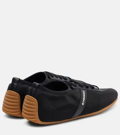 Givenchy Slim leather-trimmed sneakers | Thumbnail 2 Givenchy Slim leather-trimmed sneakers | Thumbnail 2