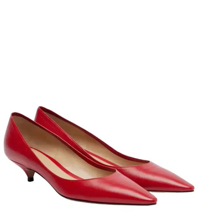 Liisa leather pumps