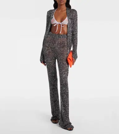 Missoni Sequined lamé flared pants | Thumbnail 4 Missoni Sequined lamé flared pants | Thumbnail 4