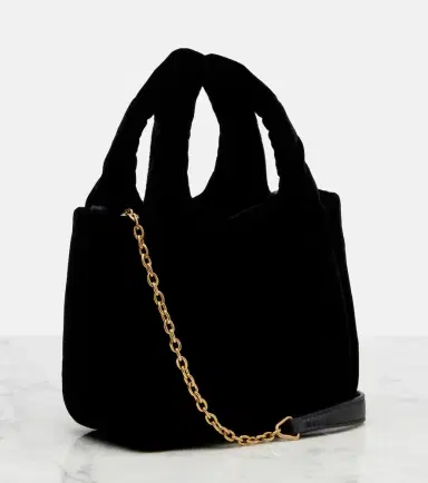 Prada Mini velvet top-handle bag | Thumbnail 3