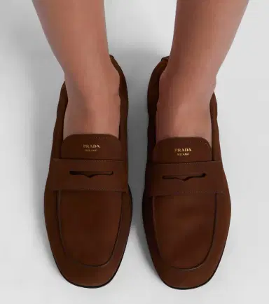 Prada Leather penny loafers | Thumbnail 6