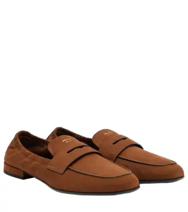 Prada Leather penny loafers | Thumbnail 1