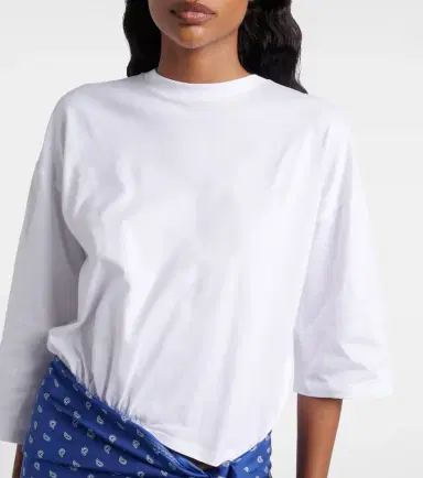 Christopher Esber Silk-trimmed cotton beach cover-up | Thumbnail 2