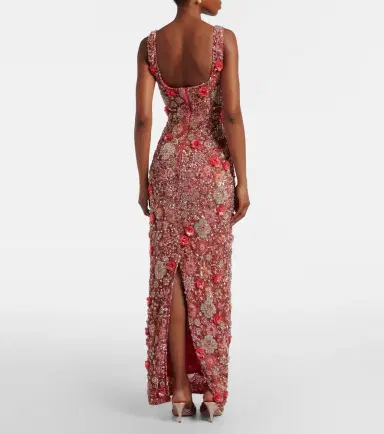 Rachel Gilbert Francesca embellished floral gown | Thumbnail 4