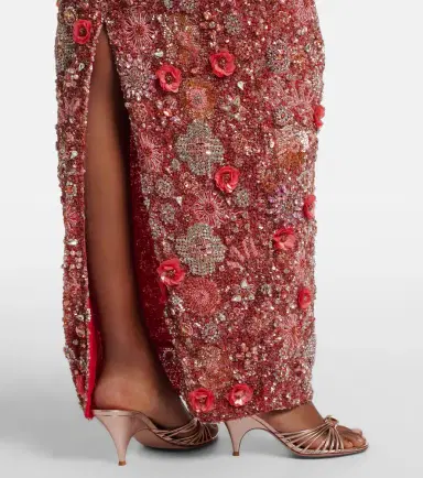 Rachel Gilbert Francesca embellished floral gown | Thumbnail 5
