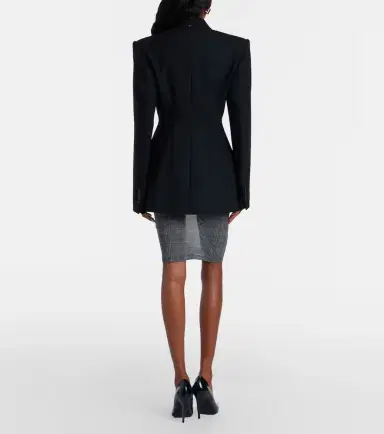 Elie Saab Checked sheer pencil skirt | Thumbnail 2 Elie Saab Checked sheer pencil skirt | Thumbnail 2