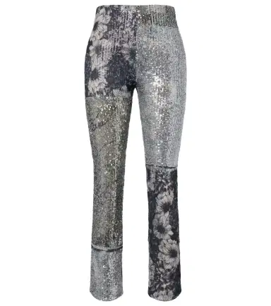 Maison Margiela Sequined patchwork slim pants | Thumbnail 1
