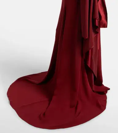 Alex Perry Draped silk corset gown | Thumbnail 3