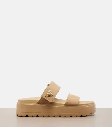 Prada Leather platform sandals | Thumbnail 3 Prada Leather platform sandals | Thumbnail 3