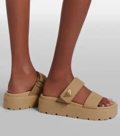 Prada Leather platform sandals | Thumbnail 5 Prada Leather platform sandals | Thumbnail 5