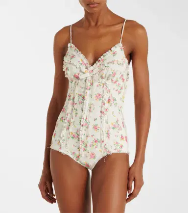 SHUSHU/TONG Floral bodysuit | Thumbnail 5