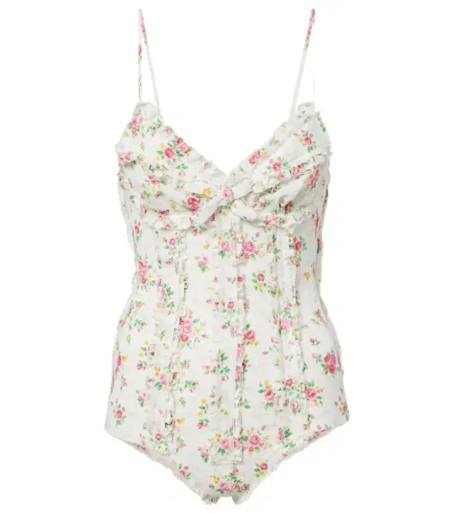 Shushu/Tong Floral bodysuit