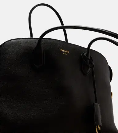 Prada Large leather tote bag | Thumbnail 2 Prada Large leather tote bag | Thumbnail 2