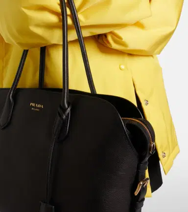 Prada Large leather tote bag | Thumbnail 6 Prada Large leather tote bag | Thumbnail 6