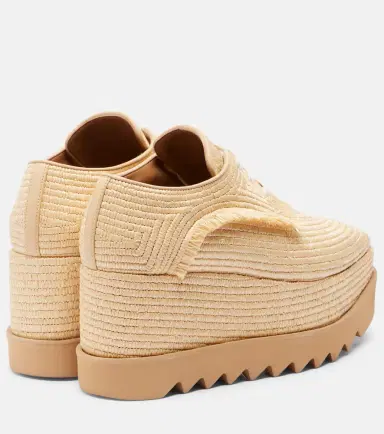 Stella McCartney Elyse woven platforms | Thumbnail 3 Stella McCartney Elyse woven platforms | Thumbnail 3
