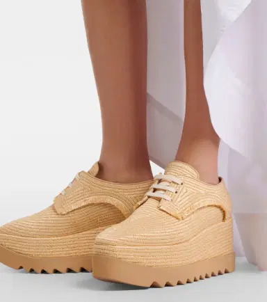Stella McCartney Elyse woven platforms | Thumbnail 5 Stella McCartney Elyse woven platforms | Thumbnail 5