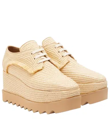 Stella McCartney Elyse woven platforms | Thumbnail 1 Stella McCartney Elyse woven platforms | Thumbnail 1