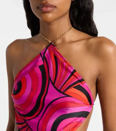 Pucci Iride cutout swimsuit | Thumbnail 2