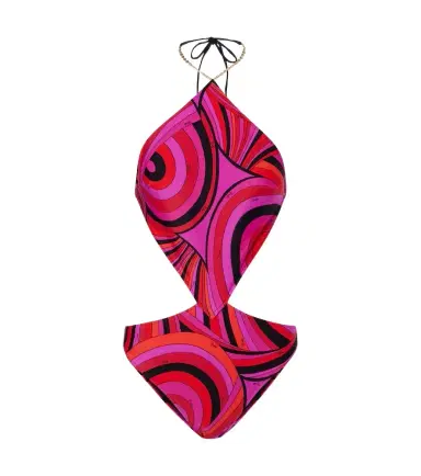 Pucci Iride cutout swimsuit | Thumbnail 1
