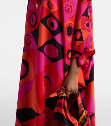 PUCCI Occhi silk twill kaftan | Thumbnail 5 PUCCI Occhi silk twill kaftan | Thumbnail 5