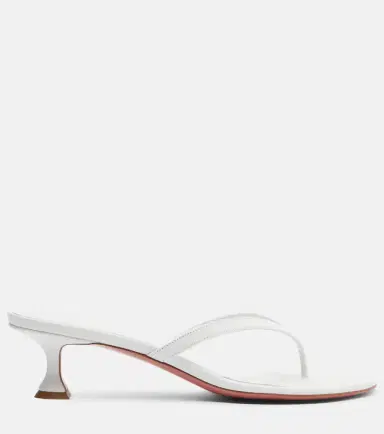 Amina Muaddi Juliette leather thong sandals | Thumbnail 2