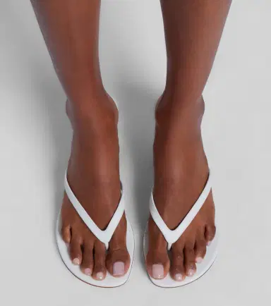 Amina Muaddi Juliette leather thong sandals | Thumbnail 6