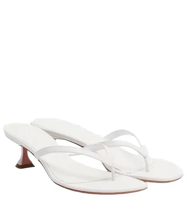 Juliette leather thong sandals