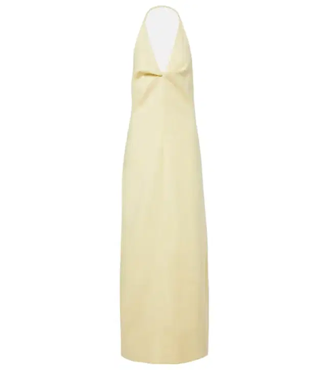 SIR Halterneck linen maxi dress