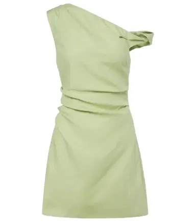 SIR Asymmetric linen minidress | Thumbnail 1