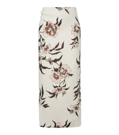 SIR Floral linen maxi skirt | Thumbnail 1