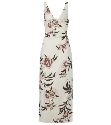 SIR. Floral linen maxi dress | Thumbnail 1
