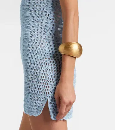 Anna Kosturova Cotton crochet minidress | Thumbnail 2