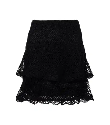 Anna Kosturova Florence cotton crochet miniskirt | Thumbnail 1