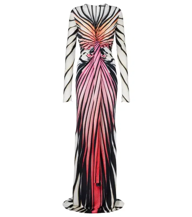 Printed gown