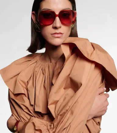 Chloe Chloé Chloé Wavy square sunglasses | Thumbnail 4