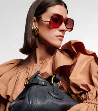 Chloe Chloé Chloé Wavy square sunglasses | Thumbnail 5