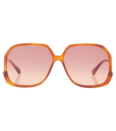 Chloe Chloé Chloé Wavy square sunglasses | Thumbnail 1